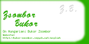 zsombor bukor business card